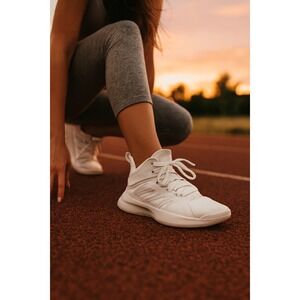 Moolah Triple Double Women 8 Basketball Shoes Sneakers White Athletic Running